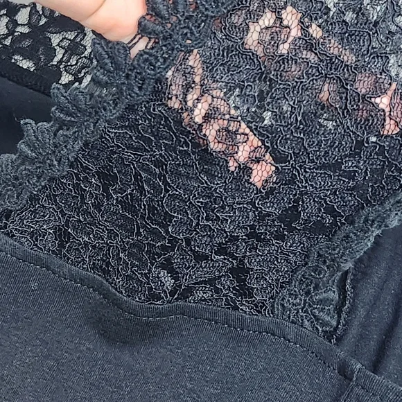 Express lace front v back tank black large - Picture 10 of 16